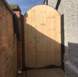 Purpose made softwood gate: Click Here To View Larger Image