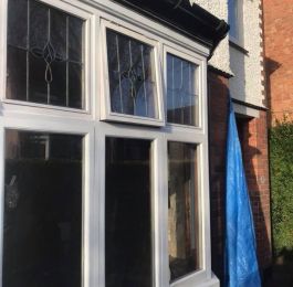 Purpose made softwood window casements: Click Here To View Larger Image