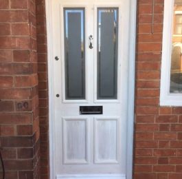 New purpose made hardwood door and frame: Click Here To View Larger Image