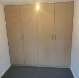 Office storage units with MDF doors and infilled to ceiling: Click Here To View Larger Image