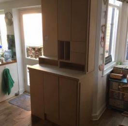 Purpose made MDF storage unit: Click Here To View Larger Image