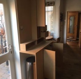 Bespoke MDF storage unit for kitchen: Click Here To View Larger Image
