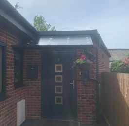 New canopy over front door : Click Here To View Larger Image