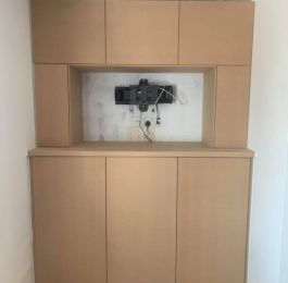 Purpose made MDF storage units: Click Here To View Larger Image