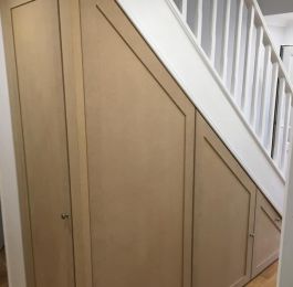 Under stairs storage, doors manufactured from MDF: Click Here To View Larger Image