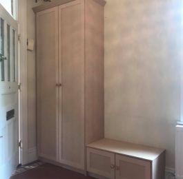 Made to measure MDF units for hallway: Click Here To View Larger Image